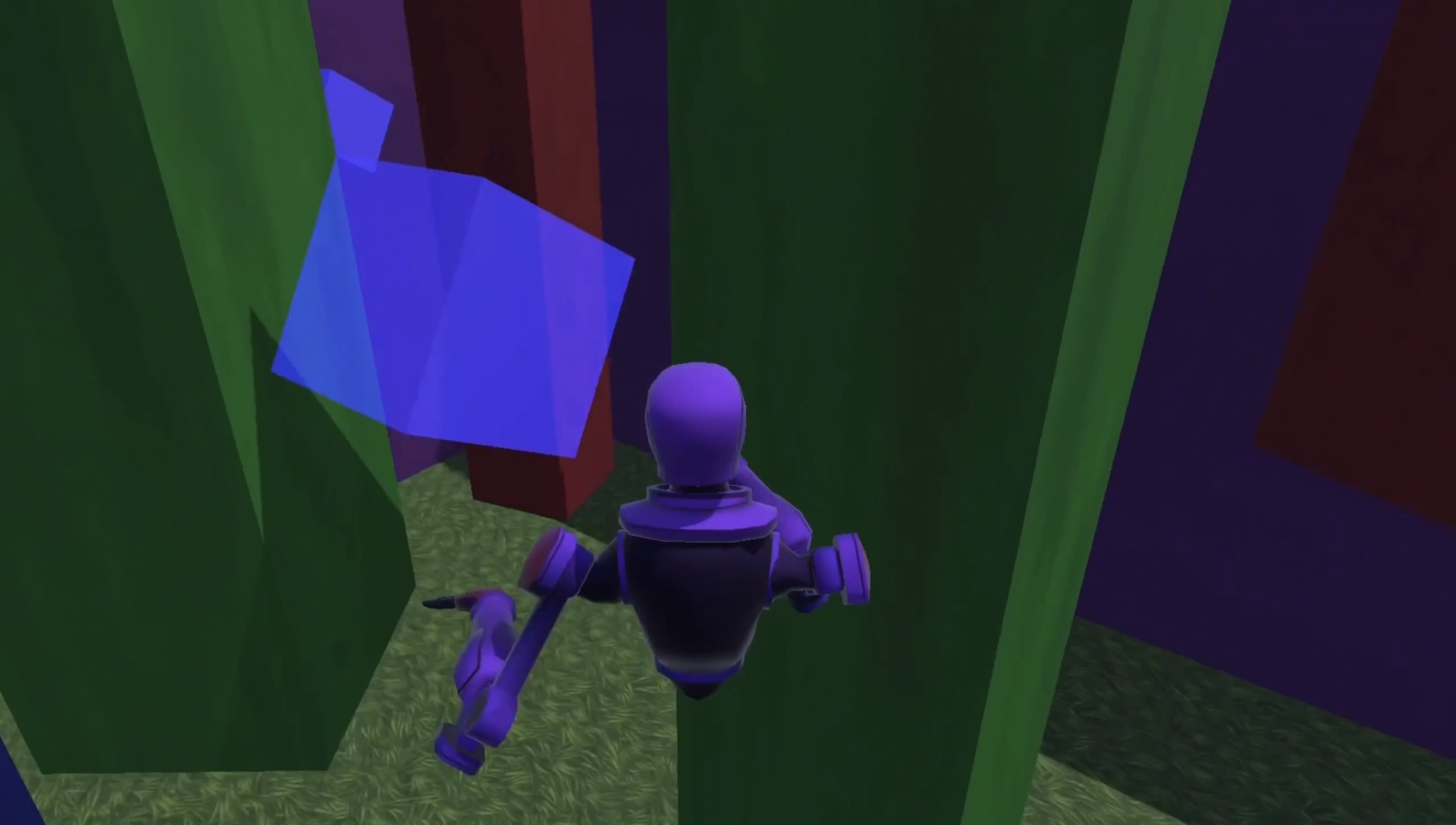 A Gorilla Game player navigating a weekly challenge course